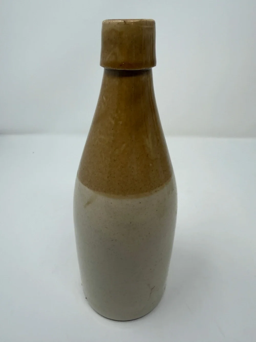 1800s Two Tone Stamp #39 Kennedy Barrowfield Stoneware Ginger Beer Bottle CORK